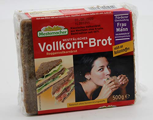 Mestemacher Westfälisches Vollkornbrot, 9er Pack (9 x 500g) von Mestemacher