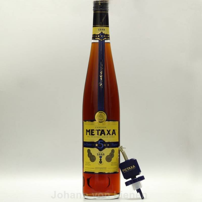 Metaxa 5* Sterne 3 L 38%vol von Metaxa