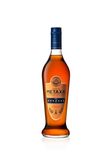 Metaxa 7 Sterne mit 40% vol. | Einzigartiger Brandy aus Griechenland (1 x 0,7l) von Metaxa