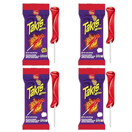 Metel, Meteliza Takis Fuego Lolly Pop je 24g (4 Stück!) von Metel, Meteliza
