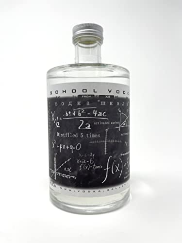 Vodka, School Vodka, 0,5l., 40%, Gold von Metel, Meteliza