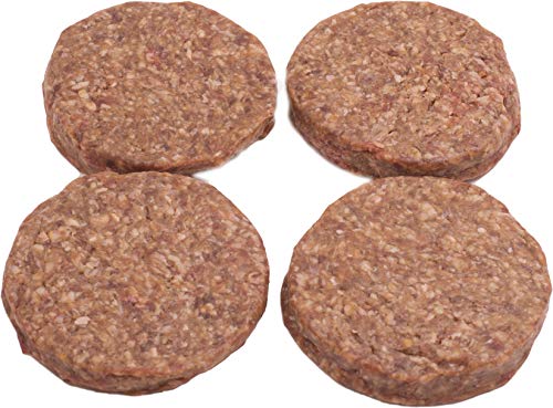 Classic Burger-Patties(4 x 160g) - für Hamburger & Cheeseburger, mild gewürztes Rindfleisch - saftig, aromatisch & lecker von Metzgerei DER LUDWIG