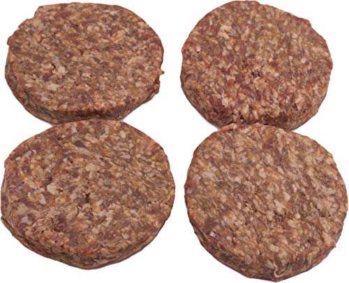 Smoked Burger-Patties 4x160g aus der Metzgerei DER LUDWIG, Handmade Craft Burger, über Buchenspähnen geräuchertes Rindfleisch, vakuumverpackt, für Hamburger/Cheeseburger von Metzgerei DER LUDWIG