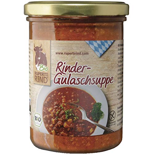 Metzgerei Heilmaier Rinder-Gulaschsuppe aus Bayern (400 ml) - Bio von Metzgerei Heilmaier