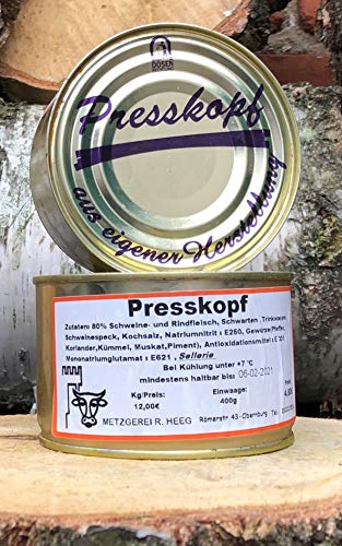 Hausmacher Pressack Dose (400 g) von Metzgerei R. Heeg