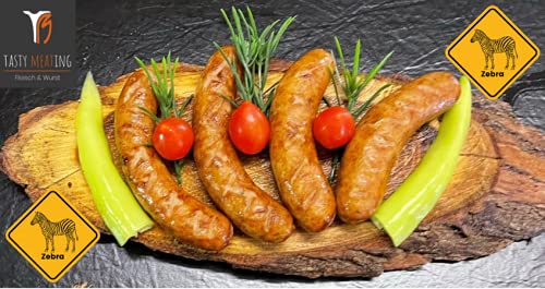 Zebra Bratwurst Zebra Bratwurst von Metzgerei R. Heeg