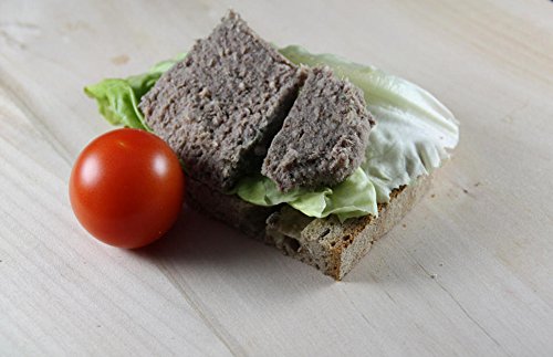 LEBERWURST ca. 200 g DOSE (1kg=16,45€) MIT LASCHE - MADE IN GERMANY REGIONAL OHNE MASSENTIERHALTUNG LACTOSEFREI von Metzgerei Robert Ruof