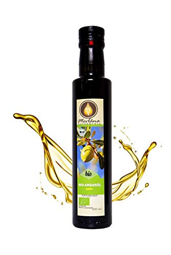 Bio-Arganöl nativ 250ml, ideal auf Kaltspeisen, zur Hautpflege oder Massageöl von Mevlâna Naturmühle