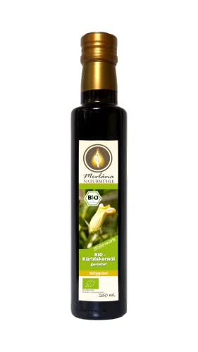 Bio Kürbiskernöl aus gerösteten Kürbiskernen 250 ml von Mevlâna Naturmühle