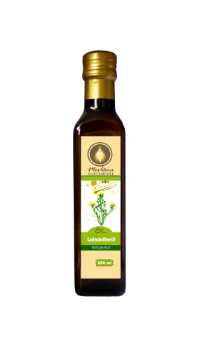Leindotteröl frisch kalt gepresst 250 ml vom Hersteller, Samen aus dem Westerwald Leindotteröl frisch kalt gepresst 250 ml vom Hersteller, Samen aus dem Westerwald von Mevlâna Naturmühle