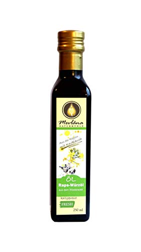 Mevlana Naturmühle Raps-Würzöl mit Knoblauch, würzig zum grillen, braten und würzen Mühlenfrisch, kalt gepresst 250 ml Mevlana Naturmühle Raps-Würzöl mit Knoblauch, würzig zum grillen, braten und würzen Mühlenfrisch, kalt gepresst 250 ml von Mevlâna Naturmühle