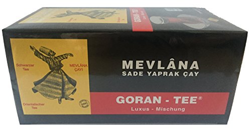 Mevlana Goran Tee Beuteltee Luxus Mischung Schwarzer Tea 25 Beutel ( 6 Pack) Çay von mevlana