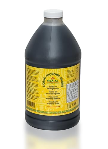 Mex-Al Liquid Hickory Smoke - Flüssigrauch mit Hickory Aroma, 1,89 l von Mex-Al