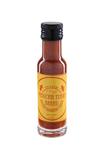 Chili Sauce Mexican Tears® - Smoked Habanero Sauce, scharfe Sauce aus Chili & Meersalz [100ml Scharfe-Sauce] von Mexican Tears