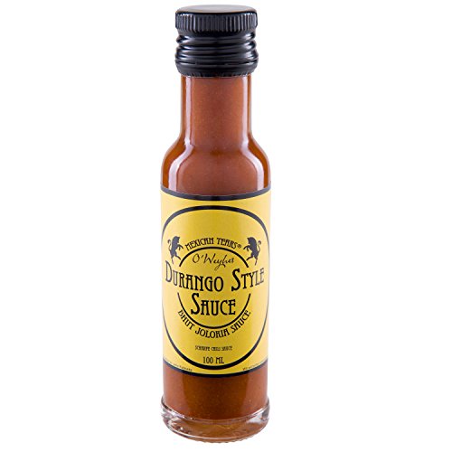 Mexican Tears® - Bhut Jolokia Sauce 'Durango Style' - scharfe Sauce aus Bhut Jolokia-Chilis - mit die schärfsten Chilis der Welt! [100ml Chilisauce] von Mexican Tears