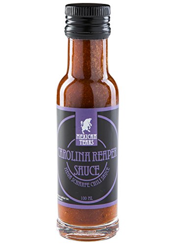 Mexican Tears® - Carolina Reaper Sauce, scharfe Sauce aus den schärfsten Chilis der Welt [100ml Chilisauce] von Mexican Tears