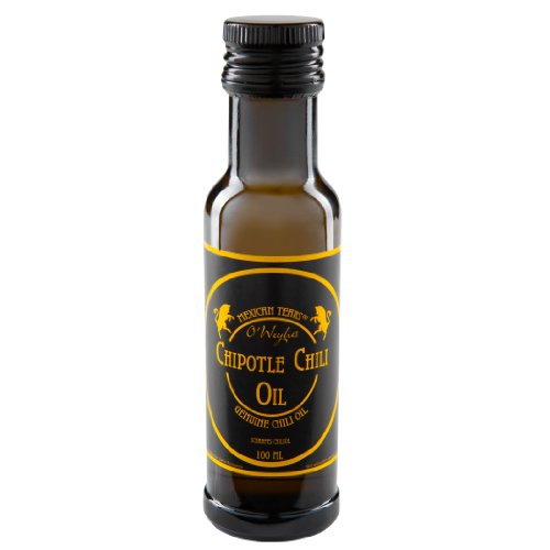 Mexican Tears® - Chipotle Chili Oil, scharfes Chili Öl aus geräucherten Chilis und hochwertigem Sonnenblumenöl [100ml Chiliöl] von Mexican Tears