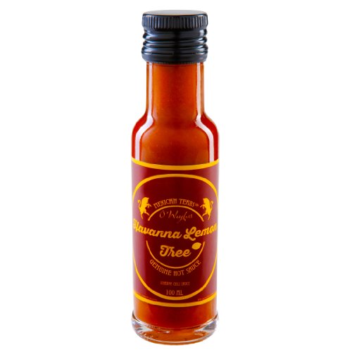 Mexican Tears® - Havanna Lemon Tree, scharfe Sauce aus Chili & Meersalz, perfekt als Grill-Zubehör für BBQ Sauce, Pulled Pork & zum Aufpeppen von Burgern [100ml Chilisauce] von Mexican Tears