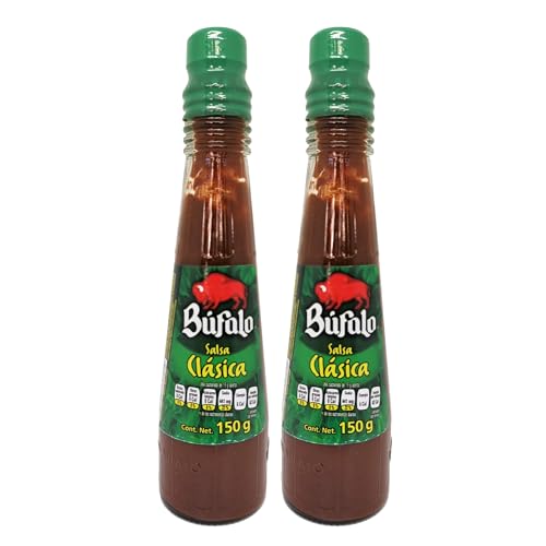 BUFALO SOßE KLASSIKER - SALSA BUFALO 150gr (Pack of 2) von méxico mágico