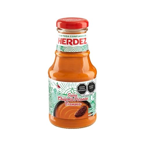 CREMIGE SCHARFE CHIPOTLE SOßE VON HERDEZ 240g CREMIGE SCHARFE CHIPOTLE SOßE VON HERDEZ 240g von méxico mágico