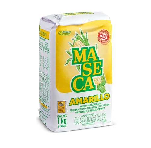 GELBES MAISMEHL VON MASECA (HARINA MAIS AMARILLO MASECA) glutenfrei (1) von México Mágico