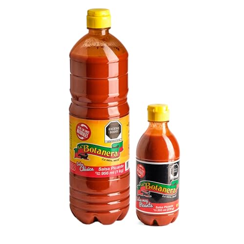 La Botanera Soßen Scharf und sehr Scharf - Würzsauce (Pack 2) von méxico mágico