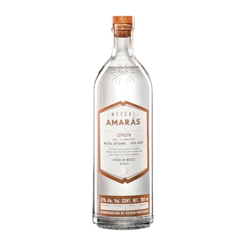 Mezcal Amarás | Espadin | 700 ml | Aus süßen Espadin-Agaven | In Handarbeit hergestellt | Mit überwältigender natürlicher Komplexität von MEZCAL AMARAS