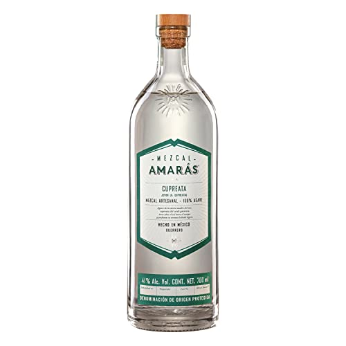 Mezcal Amarás | Cupreata | 700 ml | Aus süßen Cupreata-Agaven | In Handarbeit hergestellt | Mit überwältigend natürlicher Komplexität von Mezcal Amarás