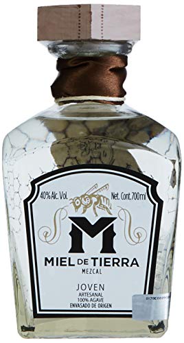 Mezcal Miel DE TIERRA Joven, 100% Agave, 40% vol (1 x 0.7 l) von Mezcal Miel