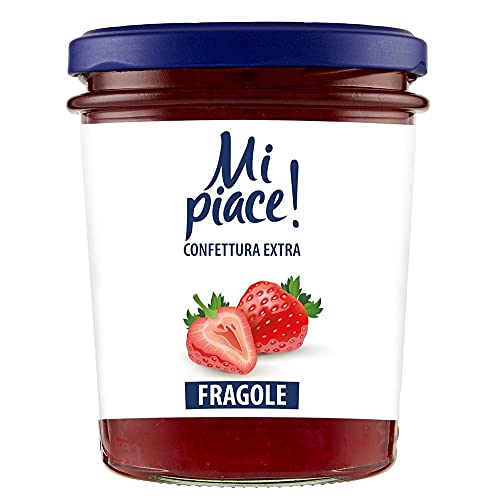 Mi Piace Confettura Extra Marmellata Fragole Marmelade Erdbeermarmelade Konfitüre 330g von Mi Piace