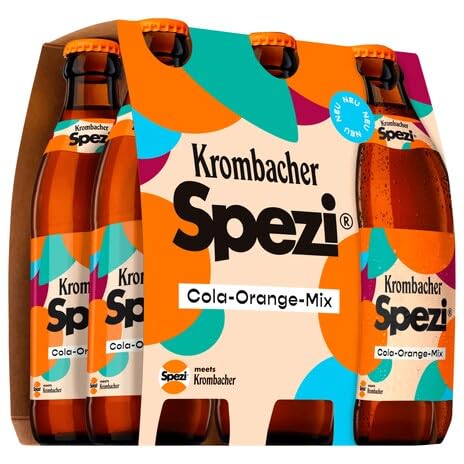 12 Flaschen Krombacher Spezi Cola Orange 12x 0,33 L inkl. MEHRWEGPFAND von Miamani