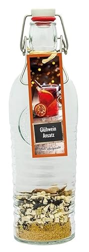 DIY Glühwein-Ansatz in Glasflasche, Gewürzmischung zum Selbermachen für 1 Liter Glühwein wie auf dem Weihnachtsmarkt DIY Glühwein-Ansatz in Glasflasche, Gewürzmischung zum Selbermachen für 1 Liter Glühwein wie auf dem Weihnachtsmarkt von Miamani