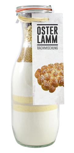 Osterlamm - Backmischung 1062ml Weckflasche Ostergeschenkidee von Miamani