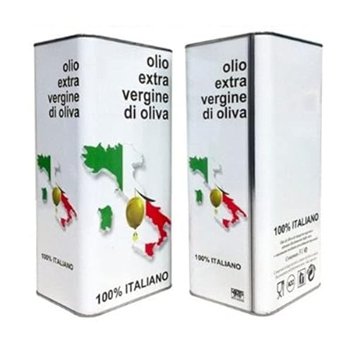 Miceli - Natives Olivenöl Extra 100% ITALIENISCH Kaltgepresst | 5 Liter – Sortenrein Biancolilla italienisches Öl mittel fruchtig von Miceli