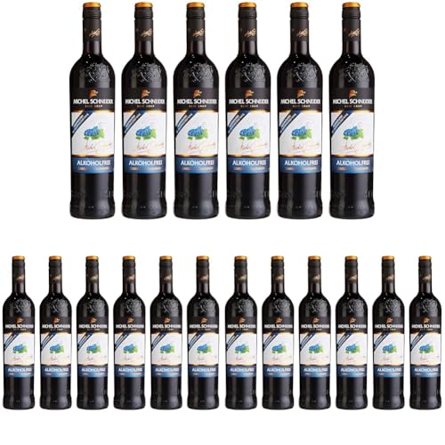 Michel Schneider Cabernet Sauvignon Rotwein Alkoholfrei (6 x 0.75 l) (Packung mit 3) von Michel Schneider