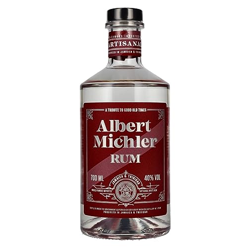 Albert Michler I Jamaica & Trinidad Artisanal White Rum I 700 ml I 40% Volume I Weißer-Rum aus Jamaica von Albert Michler