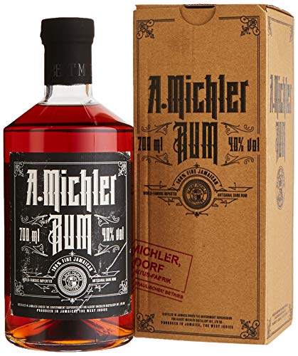 Albert Michler I Jamaican Artisanal Dark Rum I 700 ml I 40% Volume von Albert Michler