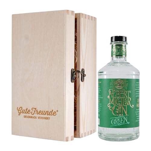 Michlers Green Gin mit Geschenk-Holzkiste von Michlers