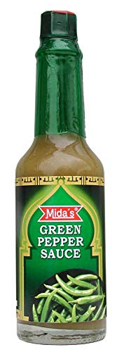 Mida's Pfeffersauce, grün, mild, 6er Pack (6 x 60 ml) von Midas Interactive
