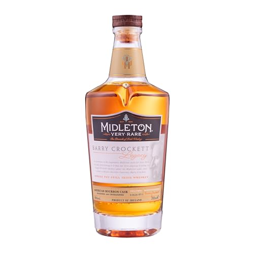 Midleton Barry Crockett Legacy – Single Pot Still Irish Whiskey – Irischer Premium-Whiskey in authentischer Holzkiste – 1 x 0,7 l von Midleton