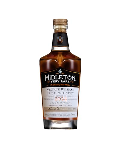 Midleton Very Rare Irish Whiskey 2024 – Limitierter Whiskey mit Gravur von Kevin O'Gormans – Edle Spirituose inklusive edler Geschenkbox– Sammlerstück – 1 x 0,7 l von Midleton