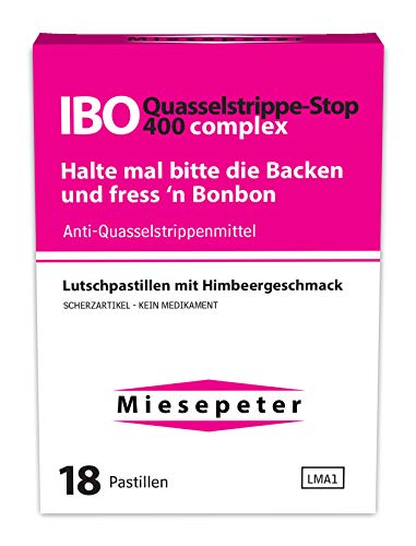 Miesepeter Bonbons - IBO Quasselstrippe-Stop 400 complex - Lustige Geschenke von Miesepeter
