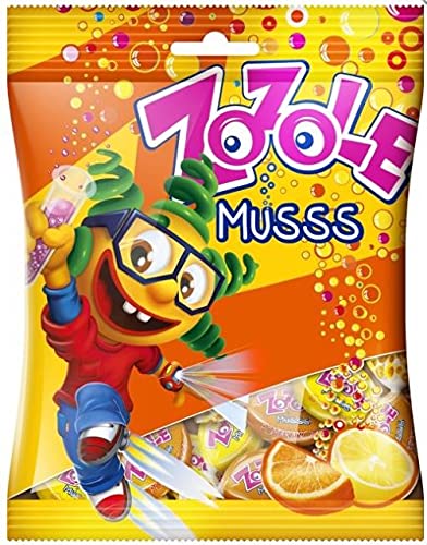 26x Zozole Orange-Lemon-Brause-Bonbons 75g Mieszko (Karton) von Mieszko