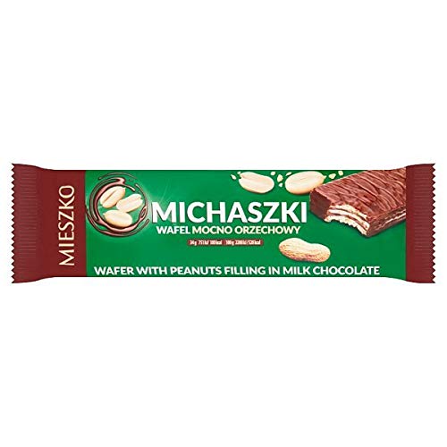 Michaszki Schoko-Waffelriegel 34g Mieszko Michaszki Schoko-Waffelriegel 34g Mieszko von Mieszko