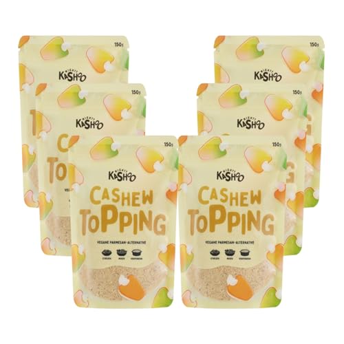 Mighty Kashoo Cashew Topping – Knuspriges Cashew Crunch 6 x 150g Packung – Perfekt für Bowls, Salate, Porridge & Desserts – Vegan, ohne Zuckerzusatz, glutenfrei, proteinreich, gesunder Snack & Topping Mighty Kashoo Cashew Topping – Knuspriges Cashew Crunch 6 x 150g Packung – Perfekt für Bowls, Salate, Porridge & Desserts – Vegan, ohne Zuckerzusatz, glutenfrei, proteinreich, gesunder Snack & Topping von Mighty Kashoo
