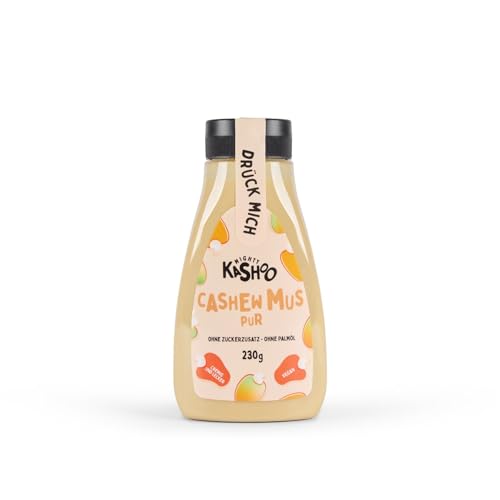 Mighty Kashoo Cashewmus pur – Cremiger Cashew Aufstrich im praktischen Squeezer, 230g – 100% Cashew ohne Zusätze, vegan, laktosefrei, proteinreich, ideal für Brot, Saucen & Desserts Mighty Kashoo Cashewmus pur – Cremiger Cashew Aufstrich im praktischen Squeezer, 230g – 100% Cashew ohne Zusätze, vegan, laktosefrei, proteinreich, ideal für Brot, Saucen & Desserts von Mighty Kashoo