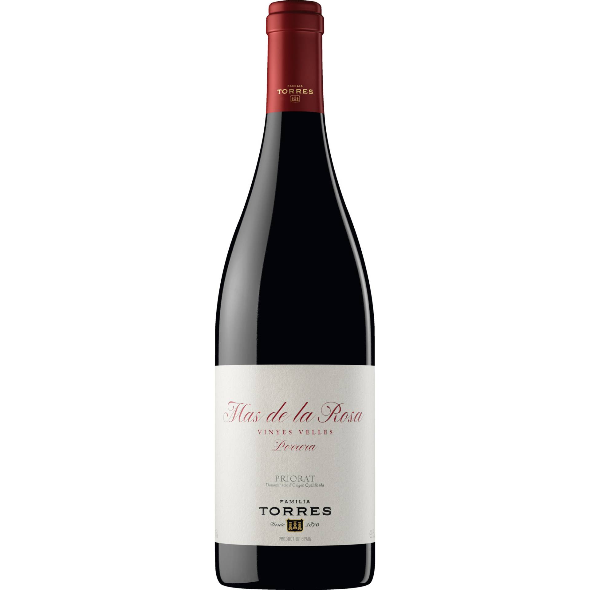 Mas de la Rosa Vinyes Velles, Priorat DOCa, Katalonien, 2017, Rotwein Mas de la Rosa Vinyes Velles, Priorat DOCa, Katalonien, 2017, Rotwein von Miguel Torres S.A. 08720 Vilafranca del Penedes Spain