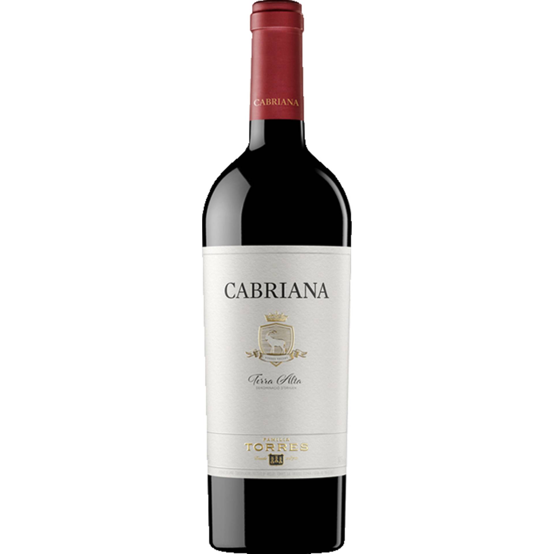 Cabriana, Terra Alta DO, Katalonien, 2015, Rotwein Cabriana, Terra Alta DO, Katalonien, 2015, Rotwein von Miguel Torres S.A. 08720 Vilafranca del Penedès Spanien