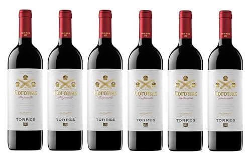 6x 0,75l - Miguel Torres - Coronas - Tempranillo - Catalunya D.O.P. - Spanien - Rotwein trocken von Familia Torres