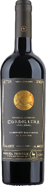 Miguel Torres. Cordillera Cabernet Sauvignon Maipo Valley Jg. 2022 11 Monate in französischen Eichenholzfässern gereift
